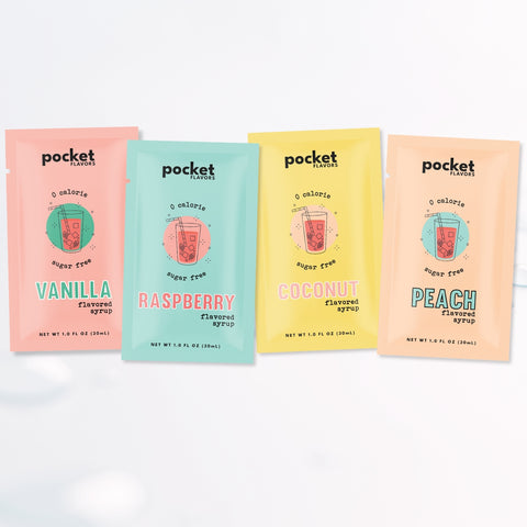 Variety Pack Flavored Syrup Packets