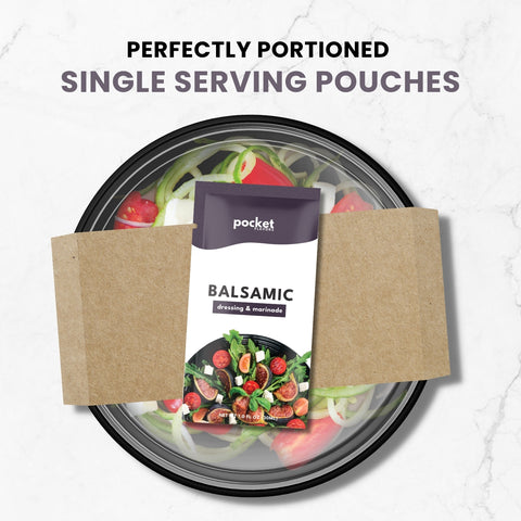 Balsamic Low-Calorie Salad Dressing Packets