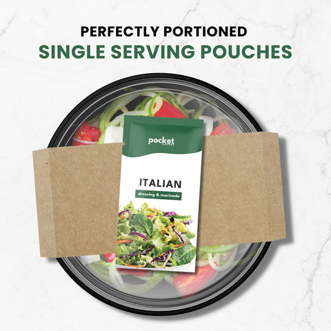 Italian Low-Calorie Salad Dressing Packets