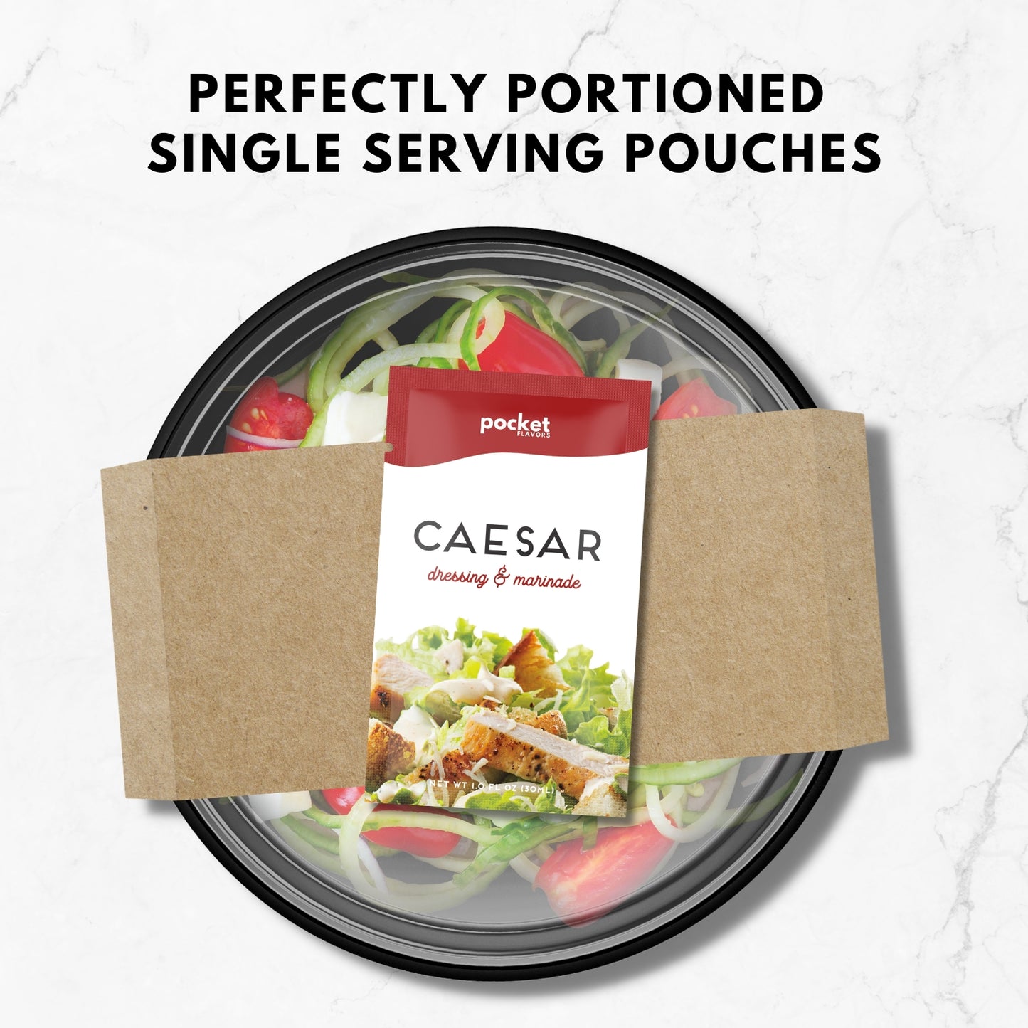 Low-Calorie Greek Dressing Packets