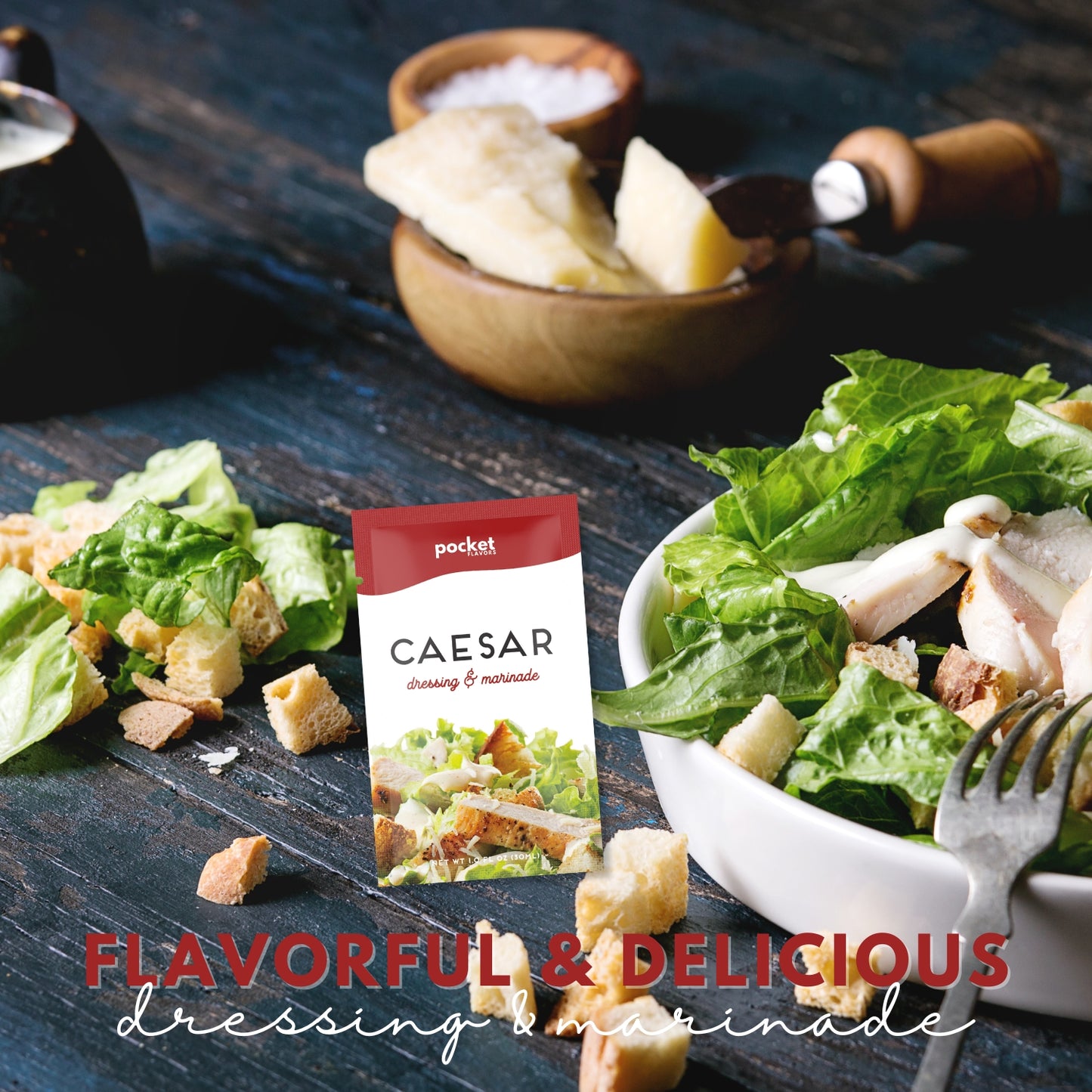 Low-Calorie Greek Dressing Packets