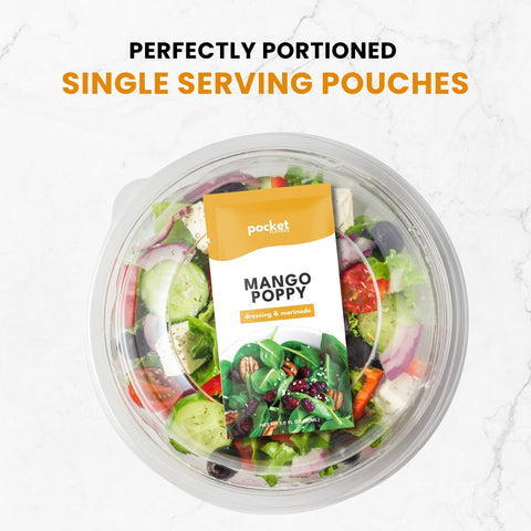 Mango Poppy Low-Calorie Salad Dressing Packets