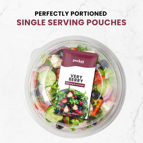 Very Berry Low-Calorie Salad Dressing Packets