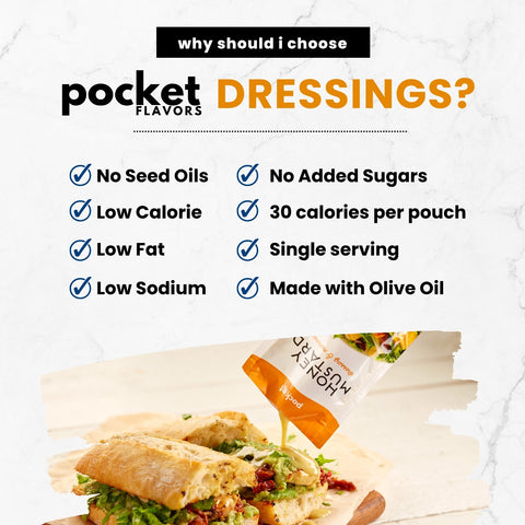 Honey Mustard Low-Calorie Salad Dressing Packets