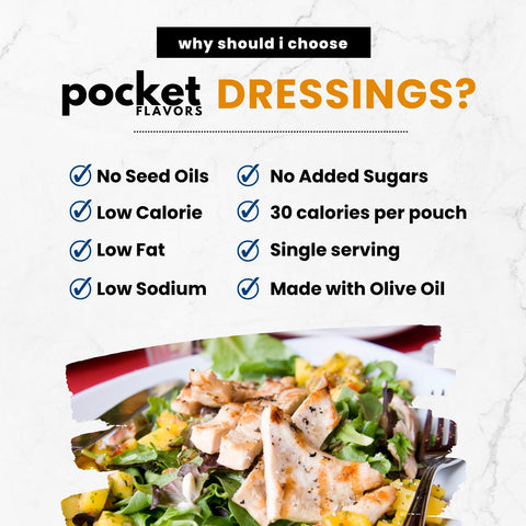 Mango Poppy Low-Calorie Salad Dressing Packets