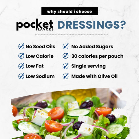 Greek Low-Calorie Salad Dressing Packets