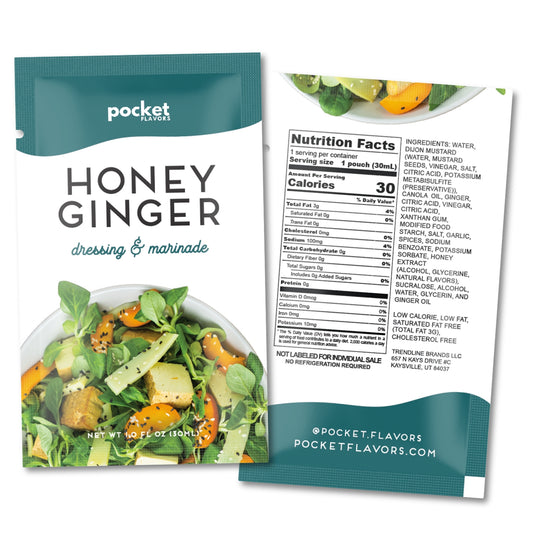 Honey Ginger Low-Calorie Dressing Packets