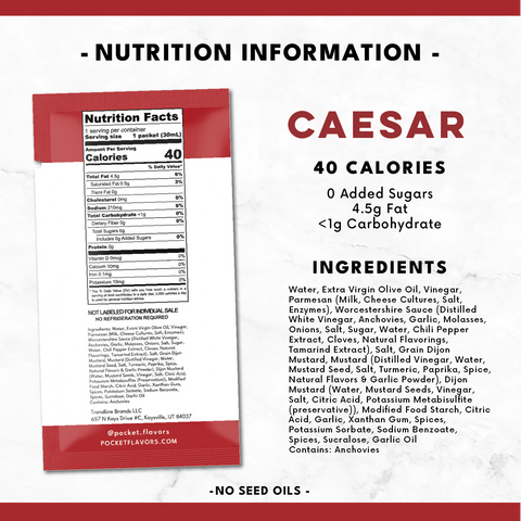 Caesar Low-Calorie Dressing Packets
