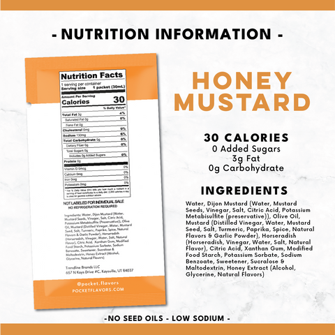 Honey Mustard Low-Calorie Dressing Packets