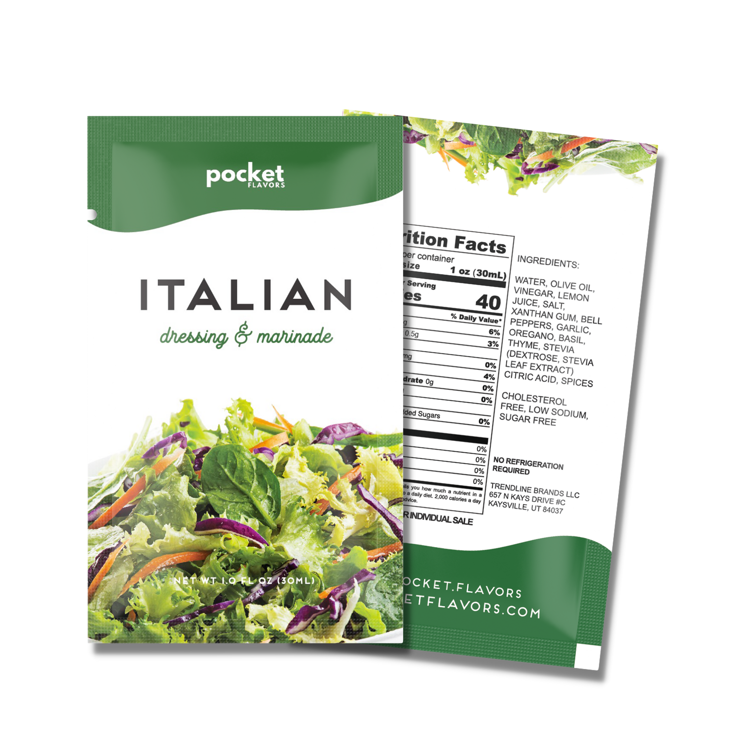 LowCalorie Italian Dressing Packets Pocket Flavors