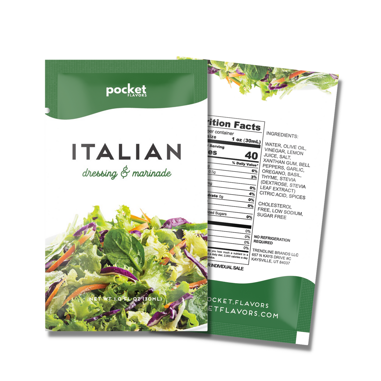 Low-Calorie Italian Dressing Packets