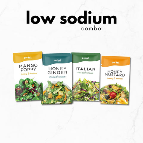 Low Sodium Variety Dressing Pack - 32 Count