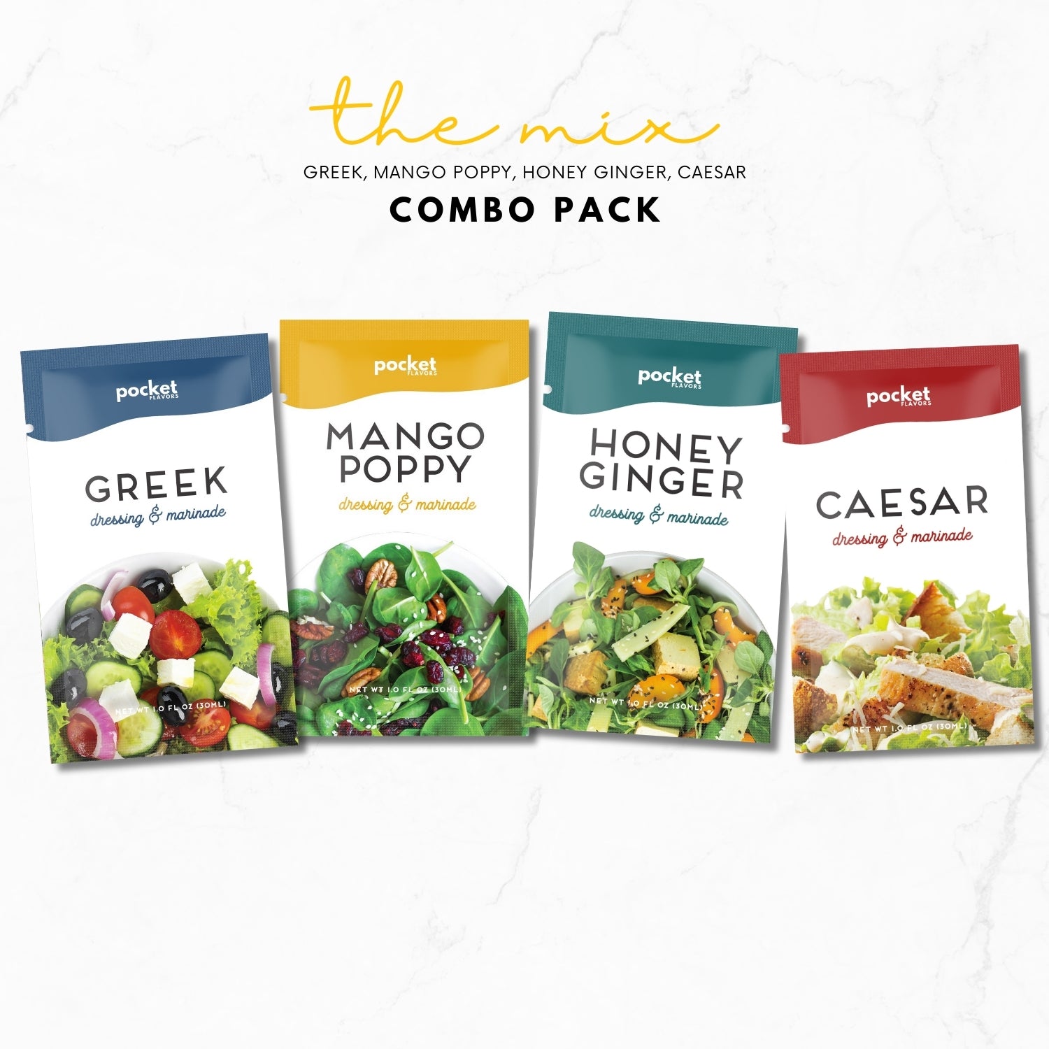 Low-Calorie Salad Dressing | Pocket Flavors