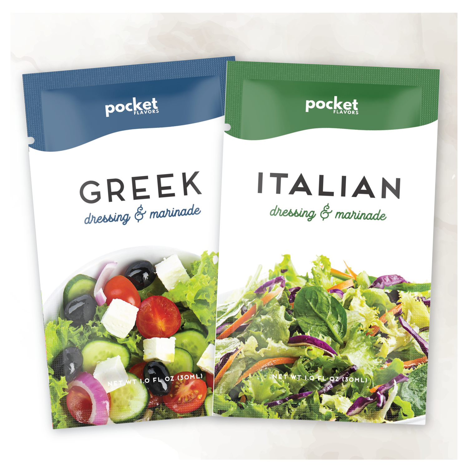 Greek + Italian Salad Dressing Packets | Pocket Flavors – Pocket ...